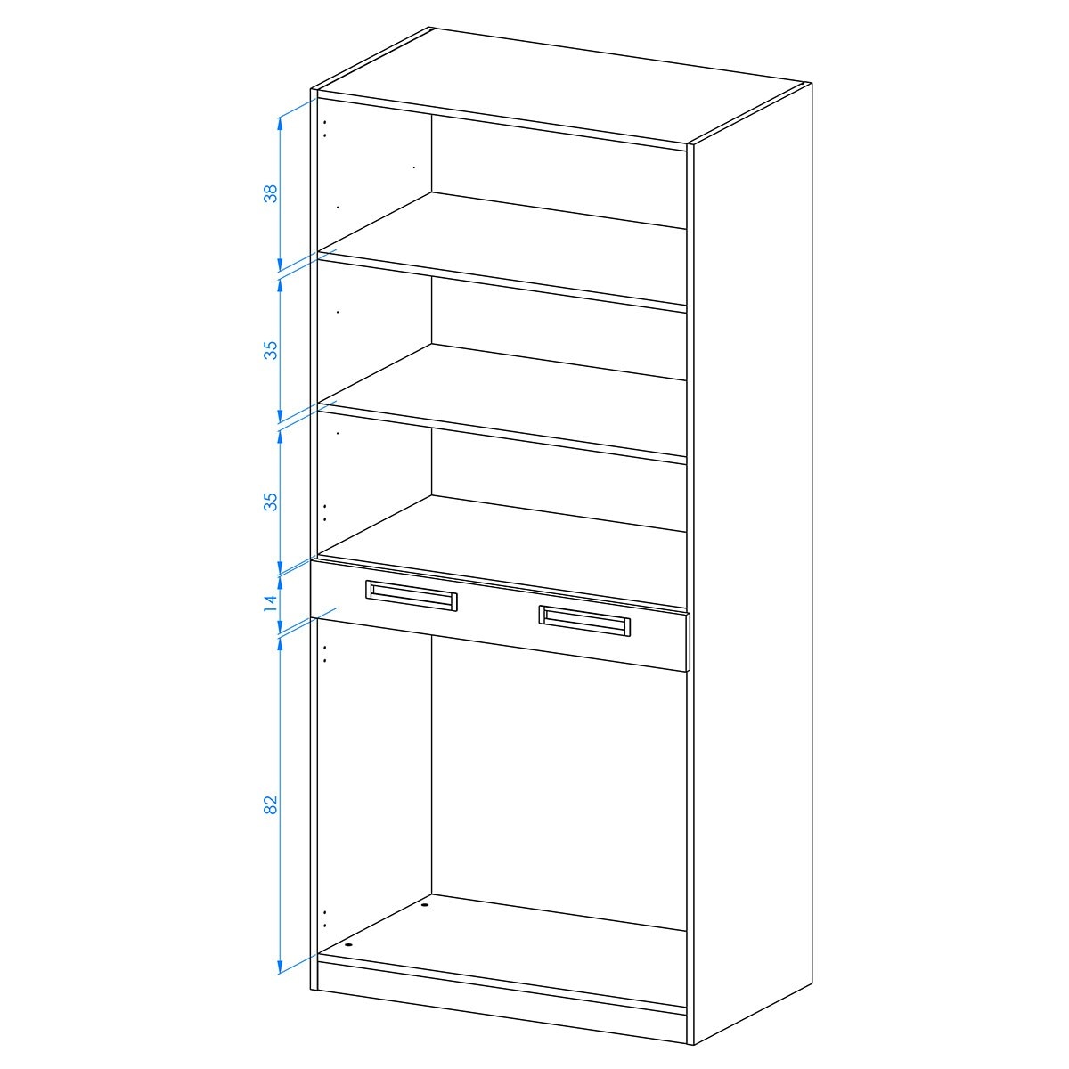 Imagen 5 de Armario con 4 puertas y 1 cajón Mio El Corte Inglés - Arena / Blanco Arena / Blanco