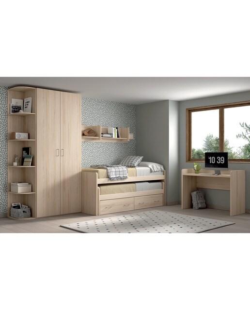 Armario con 2 puertas Noel El Corte Inglés - Abedul - Ámbar Abedul - Ámbar-3