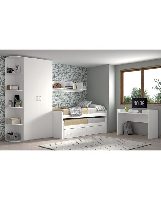 Armario con 2 puertas Noel El Corte Inglés - Blanco Blanco-3