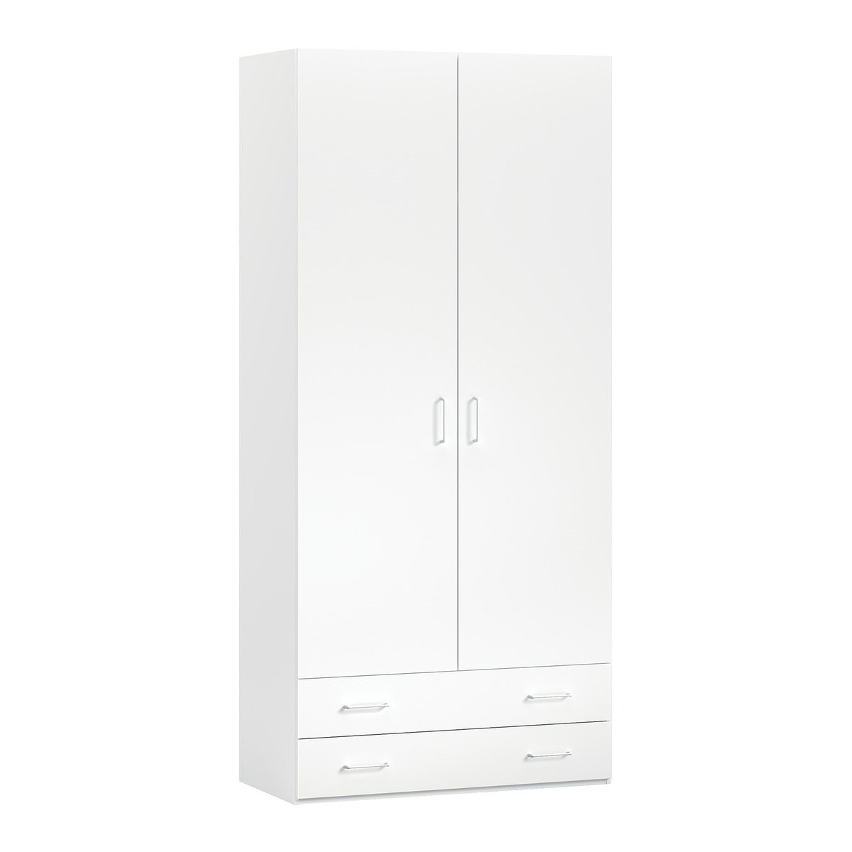 Armario con 2 puertas y 2 cajones Noel El Corte Inglés - Blanco Blanco-1