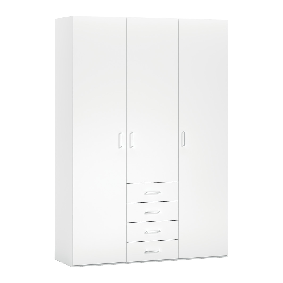 Armario con 3 puertas y 4 cajones Noel El Corte Inglés - Blanco Blanco-1