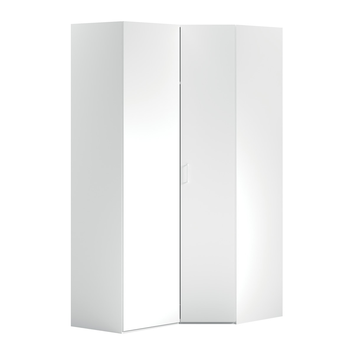 Armario para rincón izquierdo Noel El Corte Inglés - Blanco Blanco-1