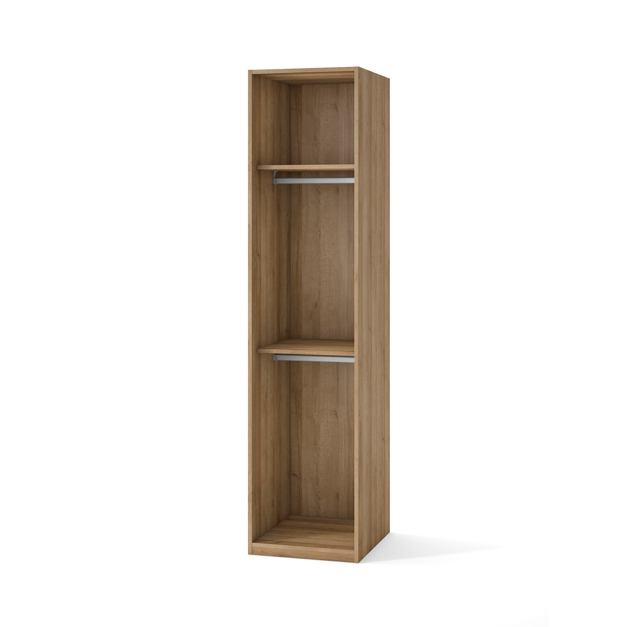 Armario con 1 puerta, 2 baldas y 2 barras Mio El Corte Inglés - Canela Canela-1