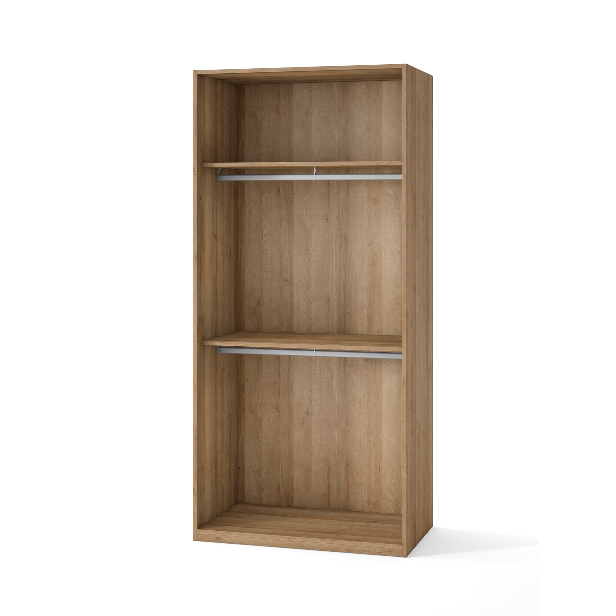 Armario con 2 puertas, 2 baldas y 2 barras Mio El Corte Inglés - Canela Canela-1