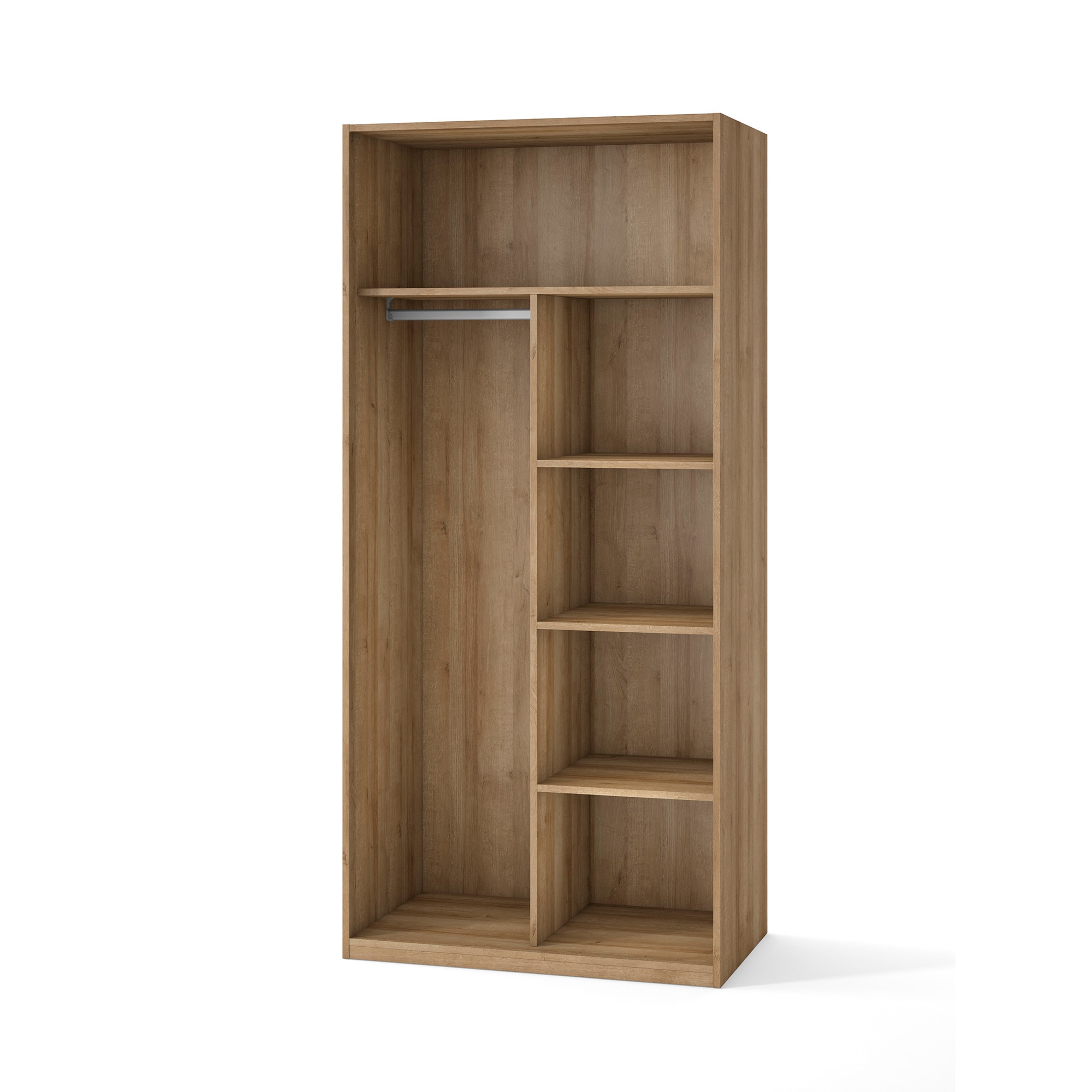 Armario con 2 puertas, 1 balda y divisor Mio El Corte Inglés - Canela Canela-1