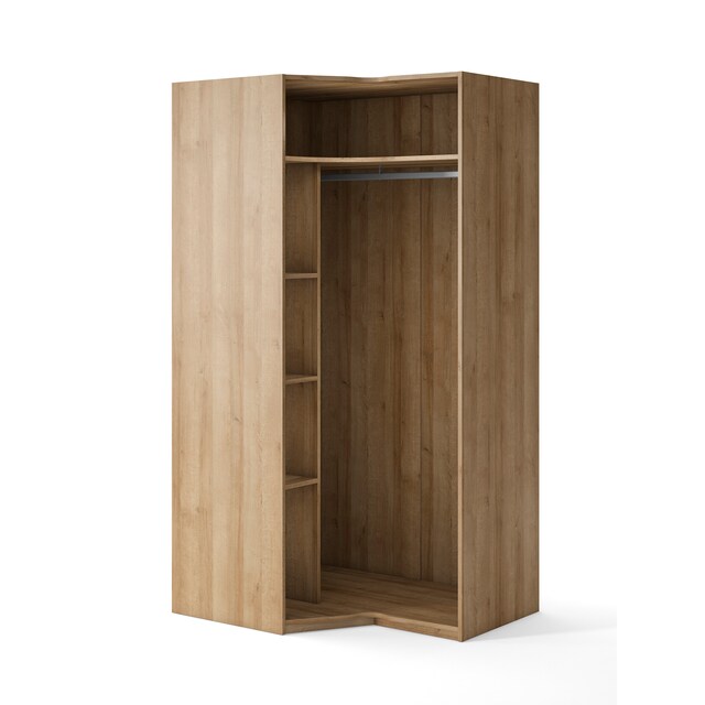 Imagem 0 de Armário de canto esquerdo com 1 barra e 1 prateleira Mio