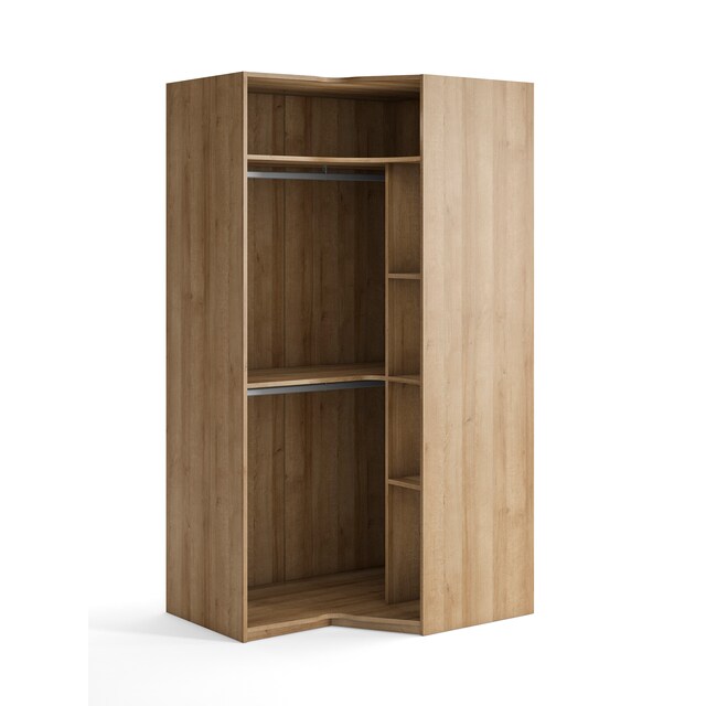 Imagem 0 de Armário de Canto Direito com 2 Barras e 2 Prateleiras Mio