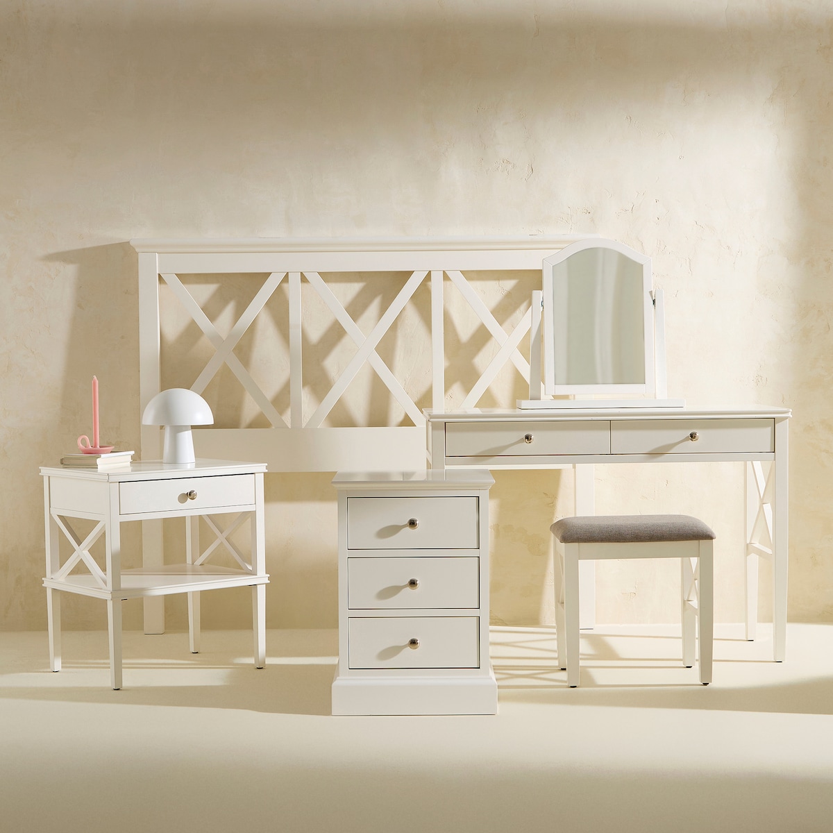 Banco de Madeira de Faia Caviedes Branco-6