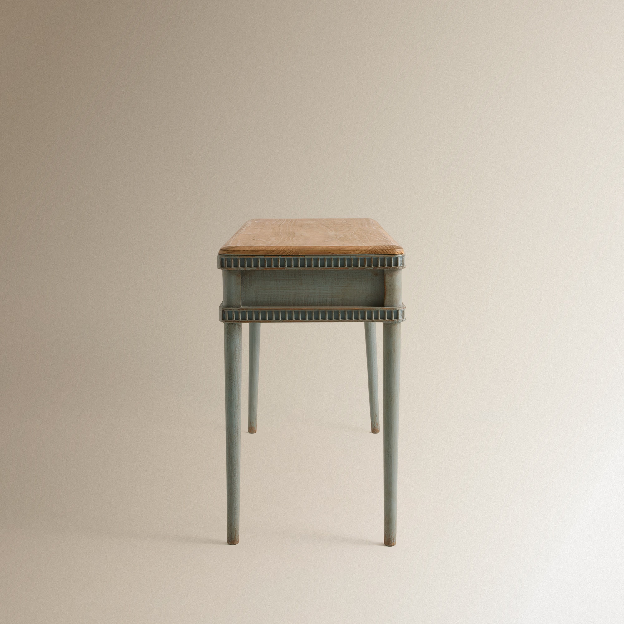 Mesa de madera de pino reciclado Amelia - Azul envejecido Azul envejecido-4