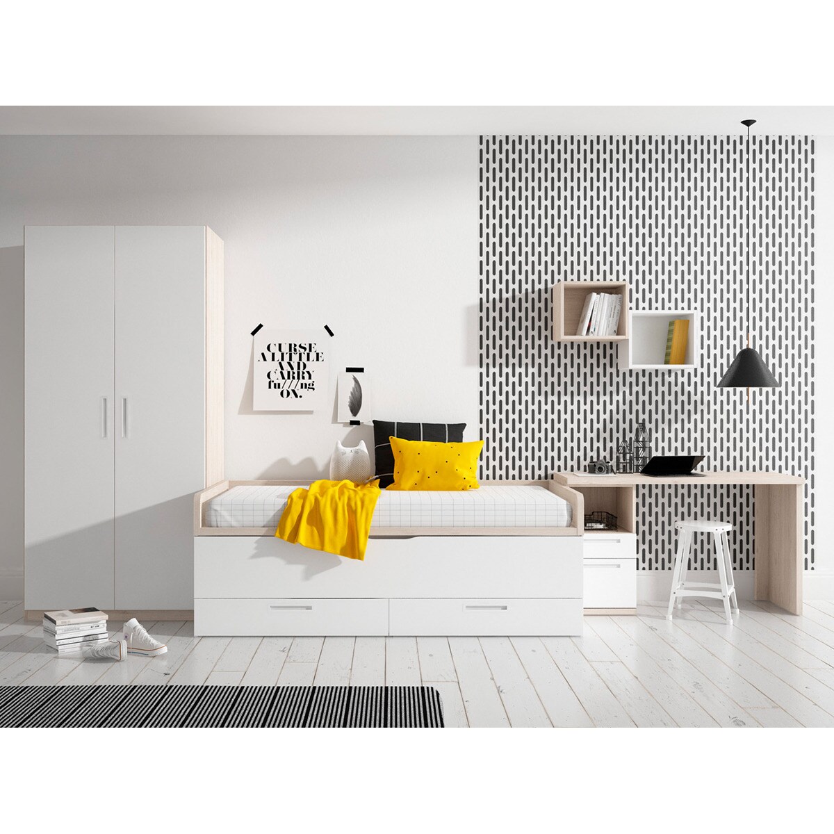 Imagen 2 de Estante cubo Mio El Corte Inglés - Blanco Blanco