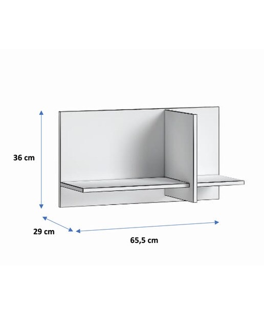 Estantería cruce con 2 huecos Noel El Corte Inglés - Abedul - Ámbar Pequeña Abedul - Ámbar-4