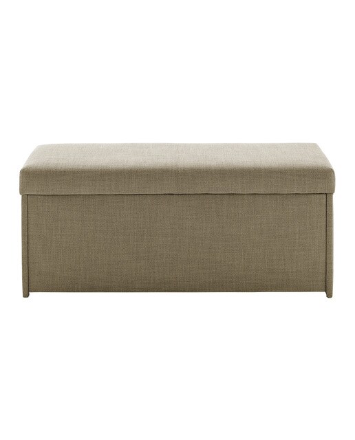 Banco con zapatero tapizado Brest El Corte Inglés - Beige Beige-3