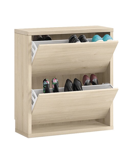 Zapatero con 2 trampones abatibles Noel El Corte Inglés - Abedul - Ámbar Abedul - Ámbar-2
