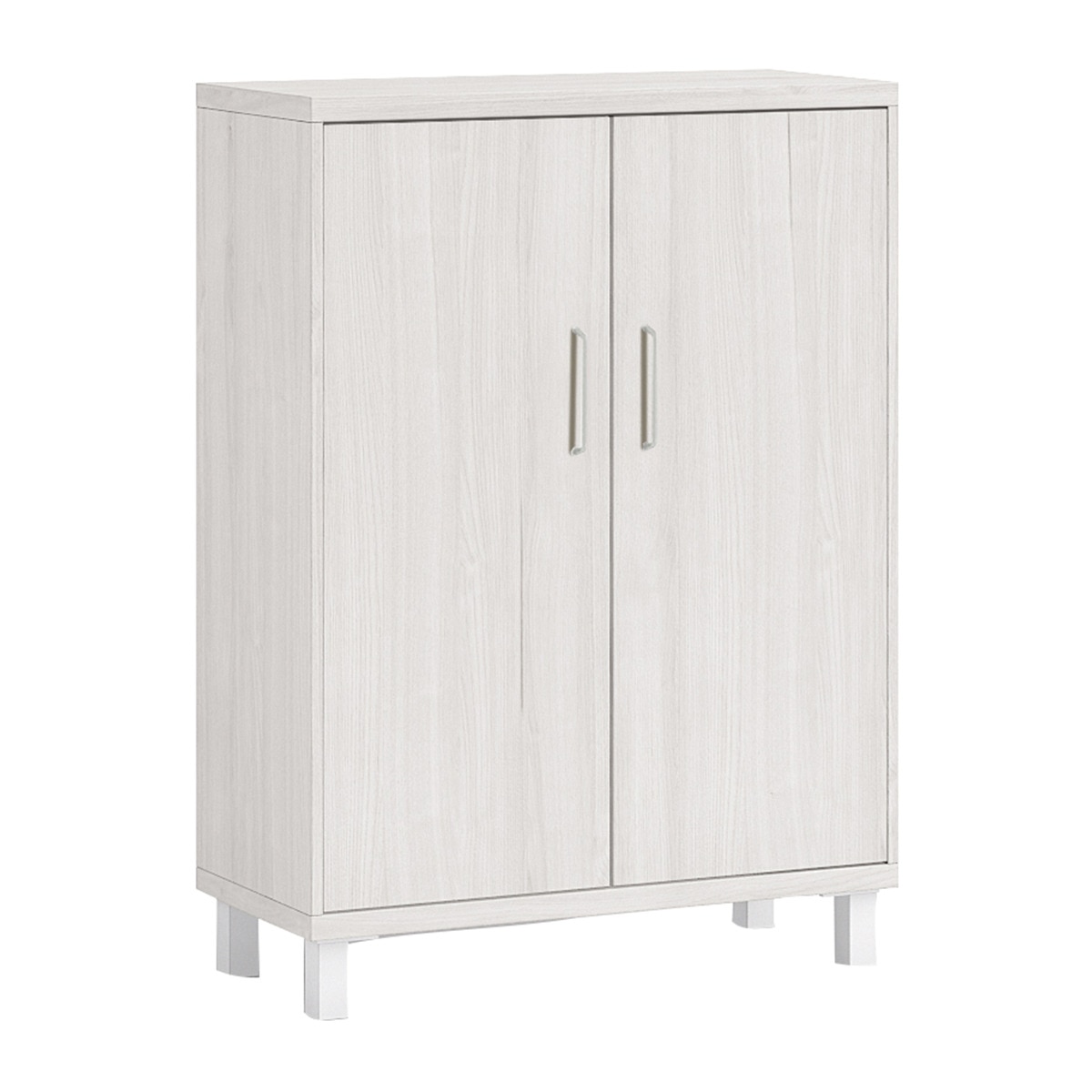 Sapateira com 2 Portas Estantes Noel Pedra - Giz-1