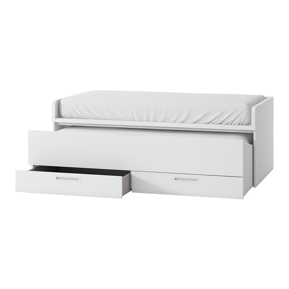 Imagen 2 de Cama nido con 2 cajones y costados bajos Mio El Corte Inglés - Blanco Blanco