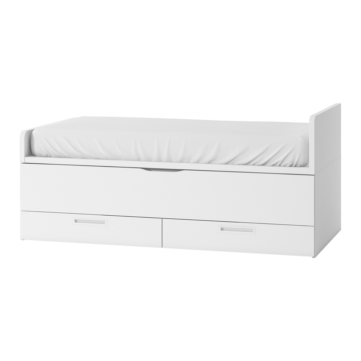 Cama nido con 2 cajones y costado derecho alto Mio El Corte Inglés - Blanco Blanco-1