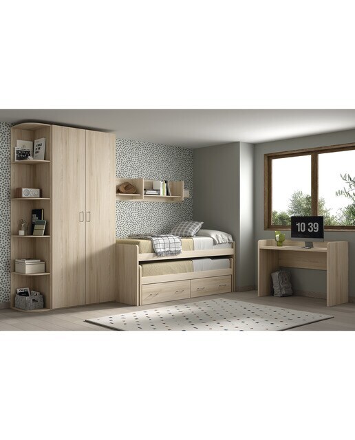 Imagen 0 de Cama nido con cajones Noel El Corte Inglés Piedra - Tiza