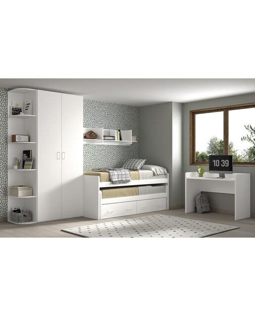 Imagen 2 de Cama nido con cajones Noel El Corte Inglés - Blanco Blanco