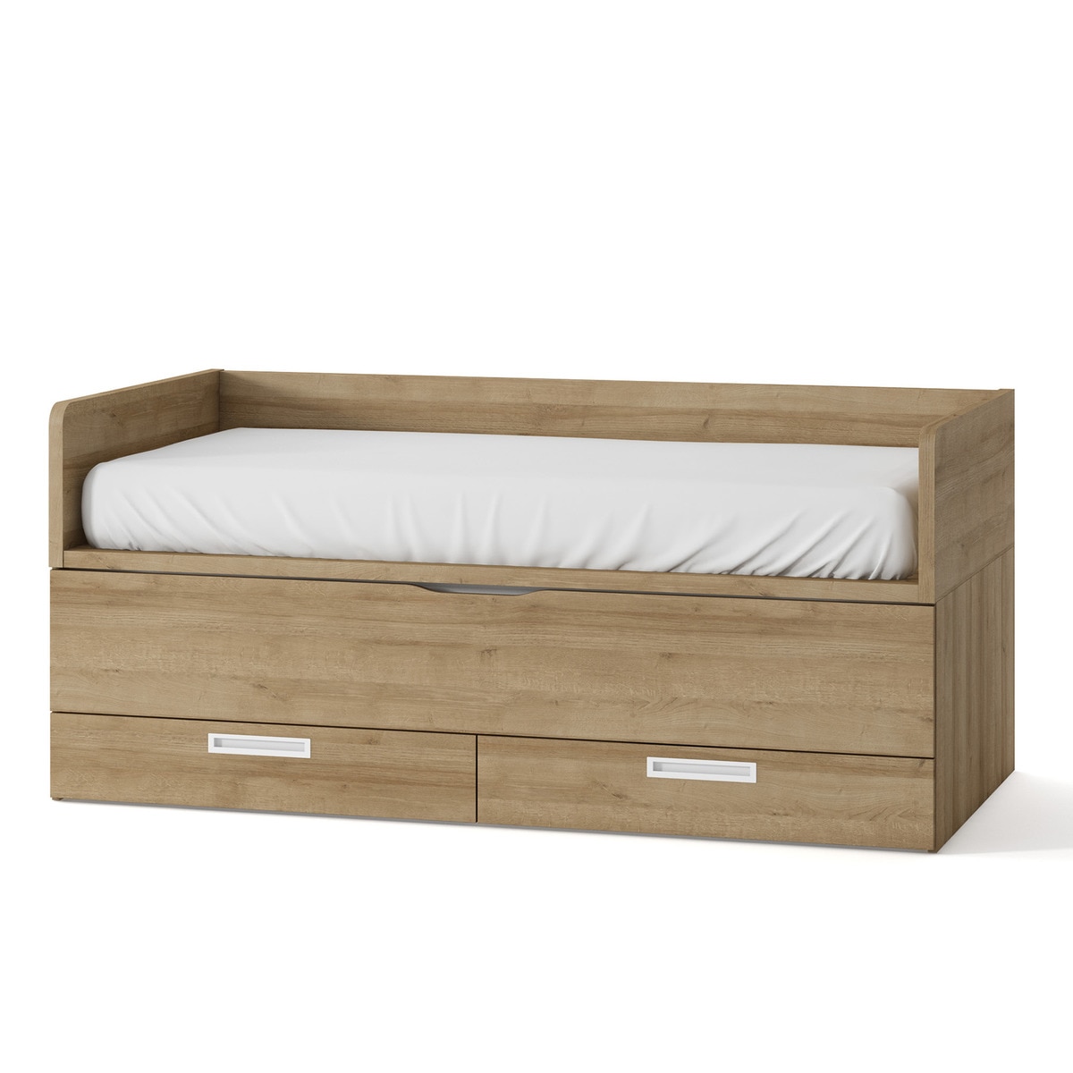 Cama nido con 2 cajones y costados altos Mio El Corte Inglés - Canela Canela-1