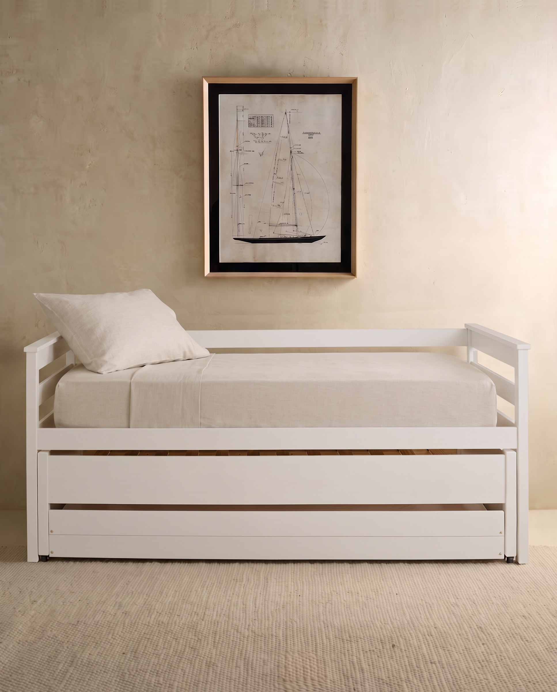 Imagen 0 de Cama nido con cajones Andrea Blanco