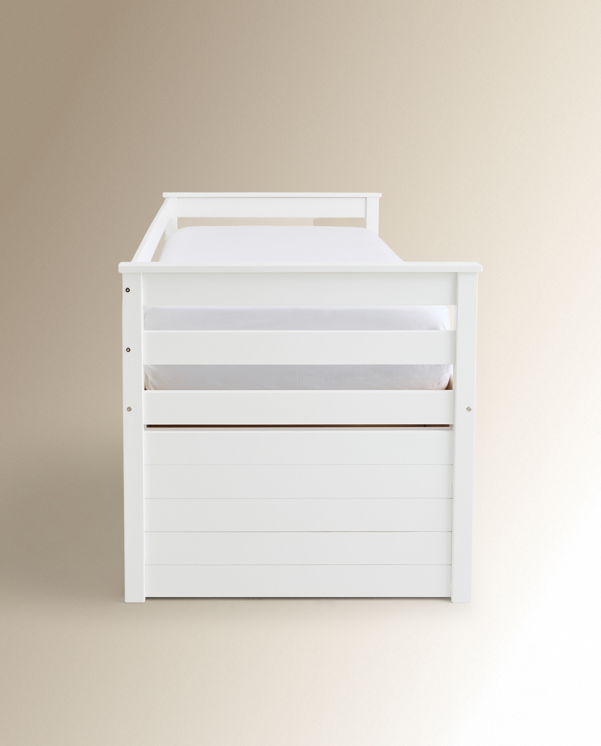 Cama nido con cajones Andrea - Blanco Cama de 90 cm Blanco-5