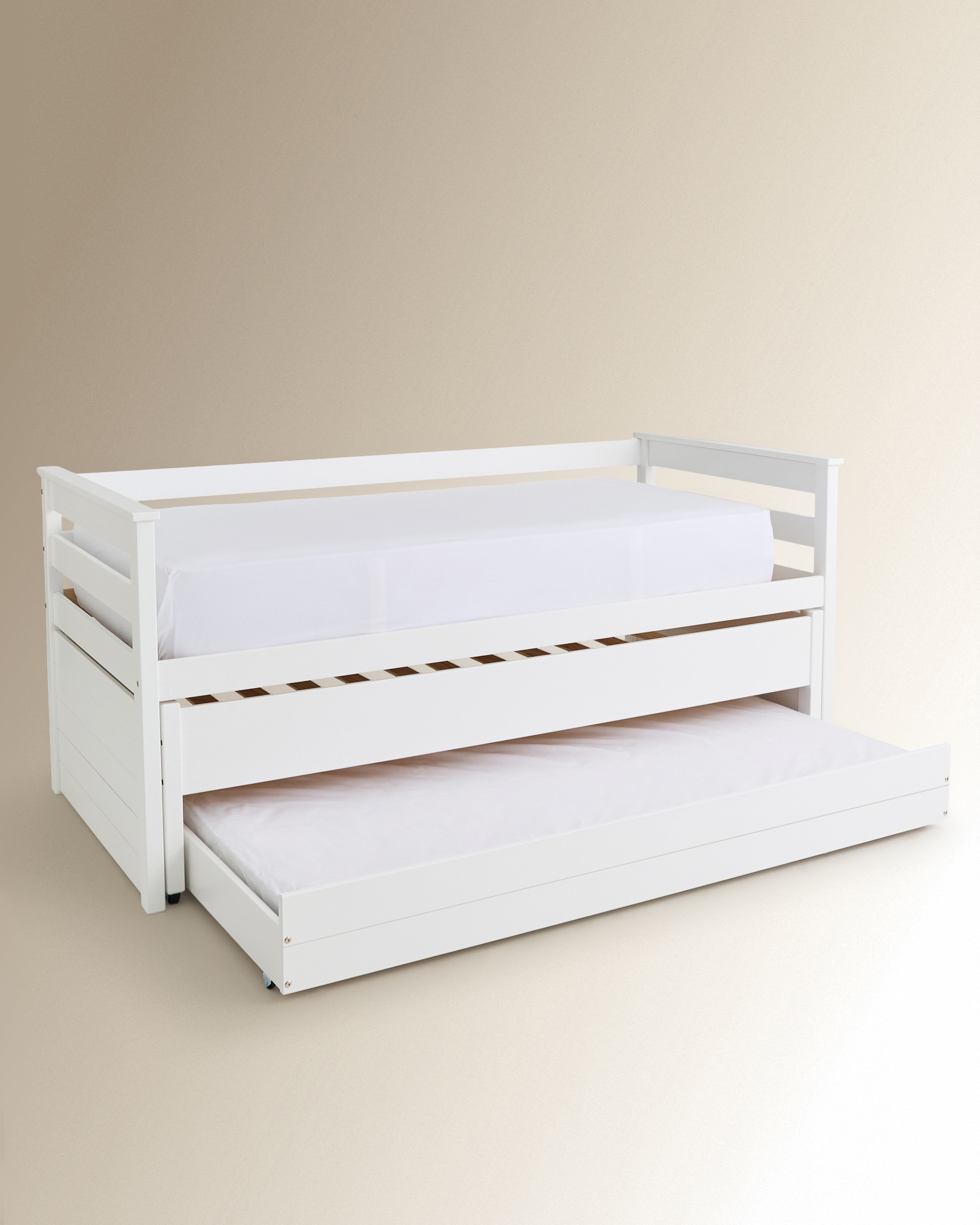 Cama nido con cajones Andrea - Blanco Cama de 90 cm Blanco-7