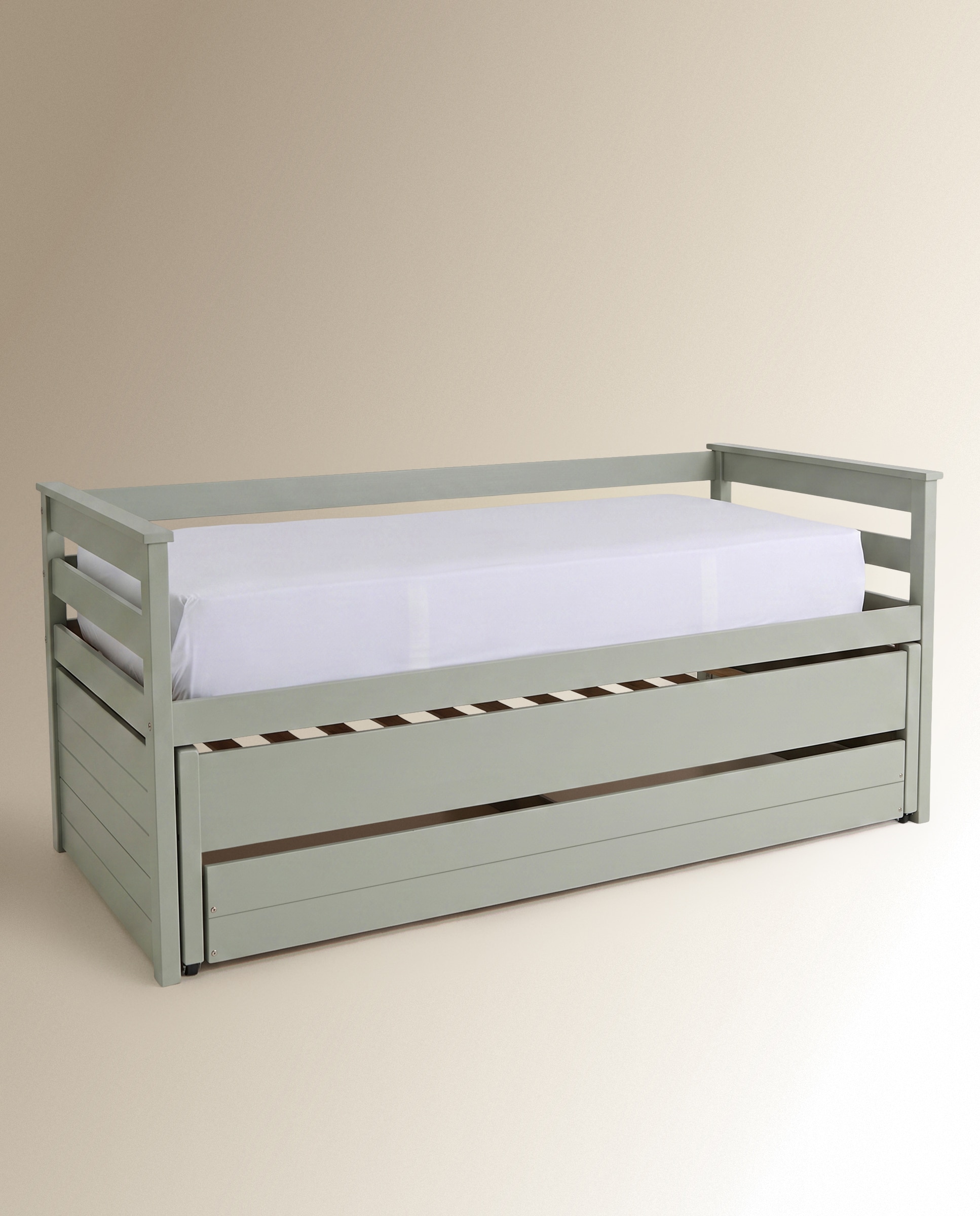 Cama nido con cajones Andrea - Verde Cama de 90 cm Verde-3