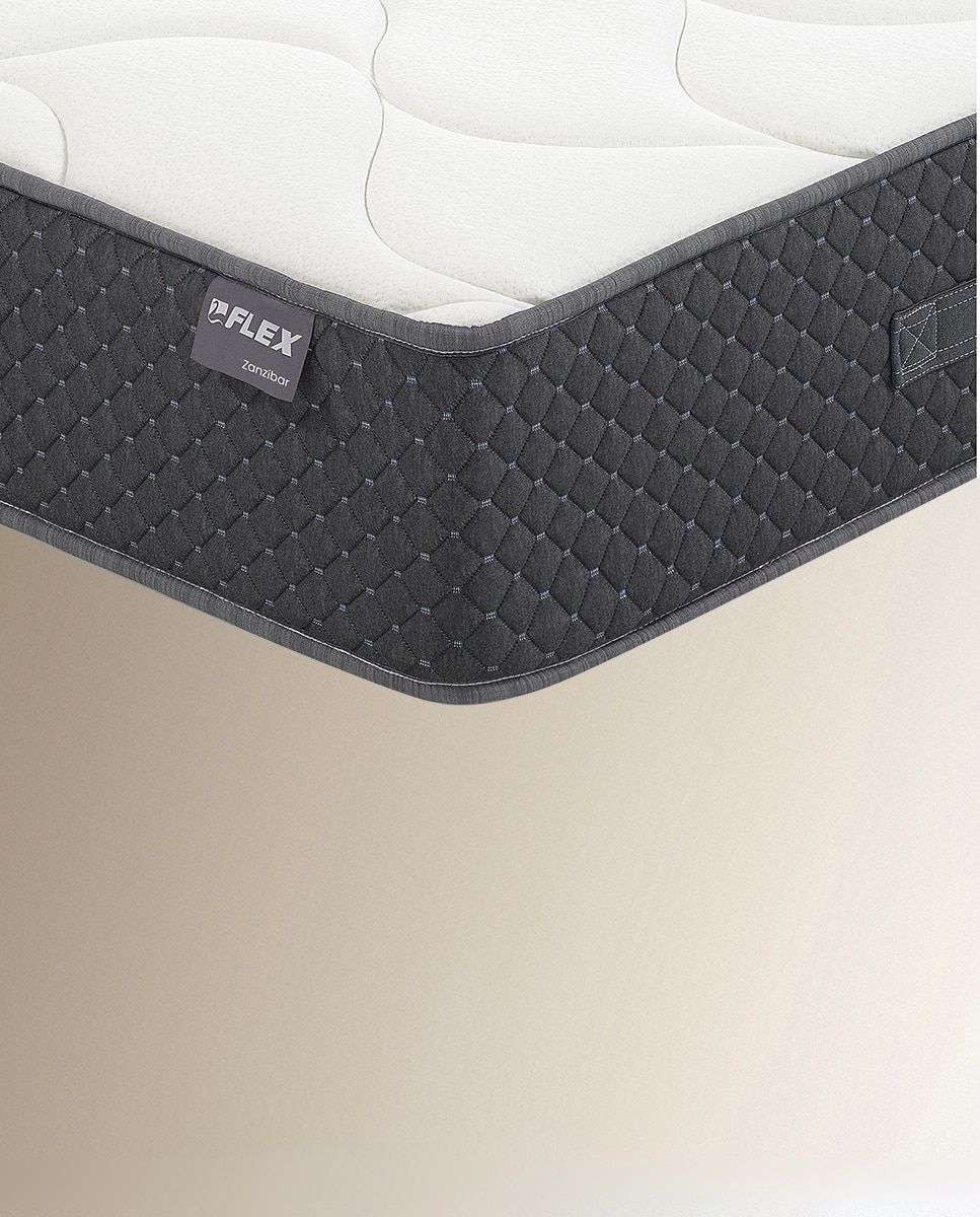 Colchón de muelles de hilo continuo Multielástic® Zanzibar Flex Blanco-2