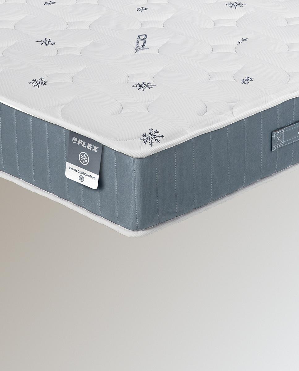 Colchón de muelles ensacados Fresh Cool Pocket Flex Blanco-2