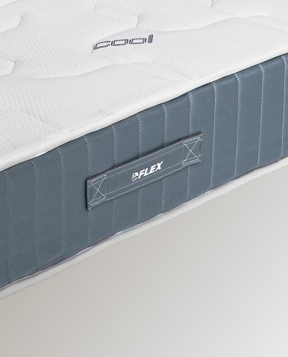Colchón de muelles de hilo continuo Multielástic® Fresh Cool Multi Flex® Blanco-3