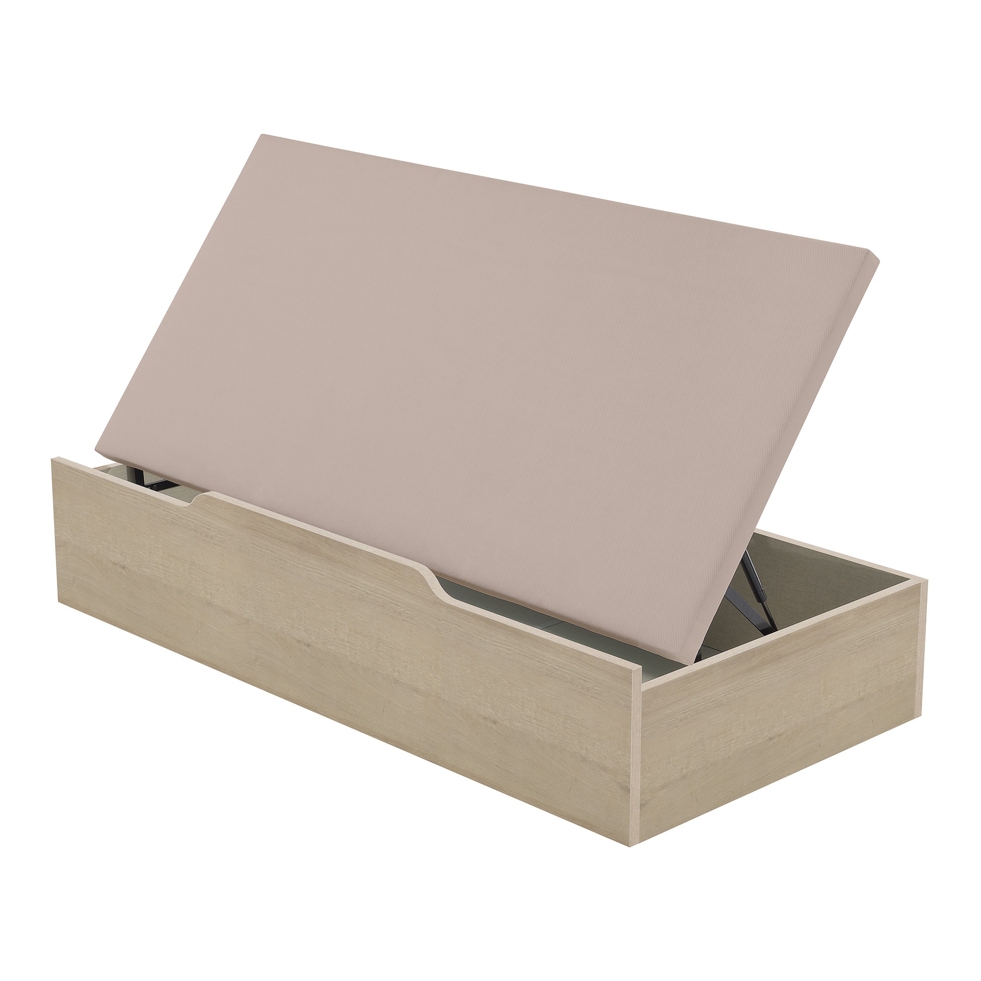 Canapé juvenil de madera 25 apertura lateral Flex Natural-3
