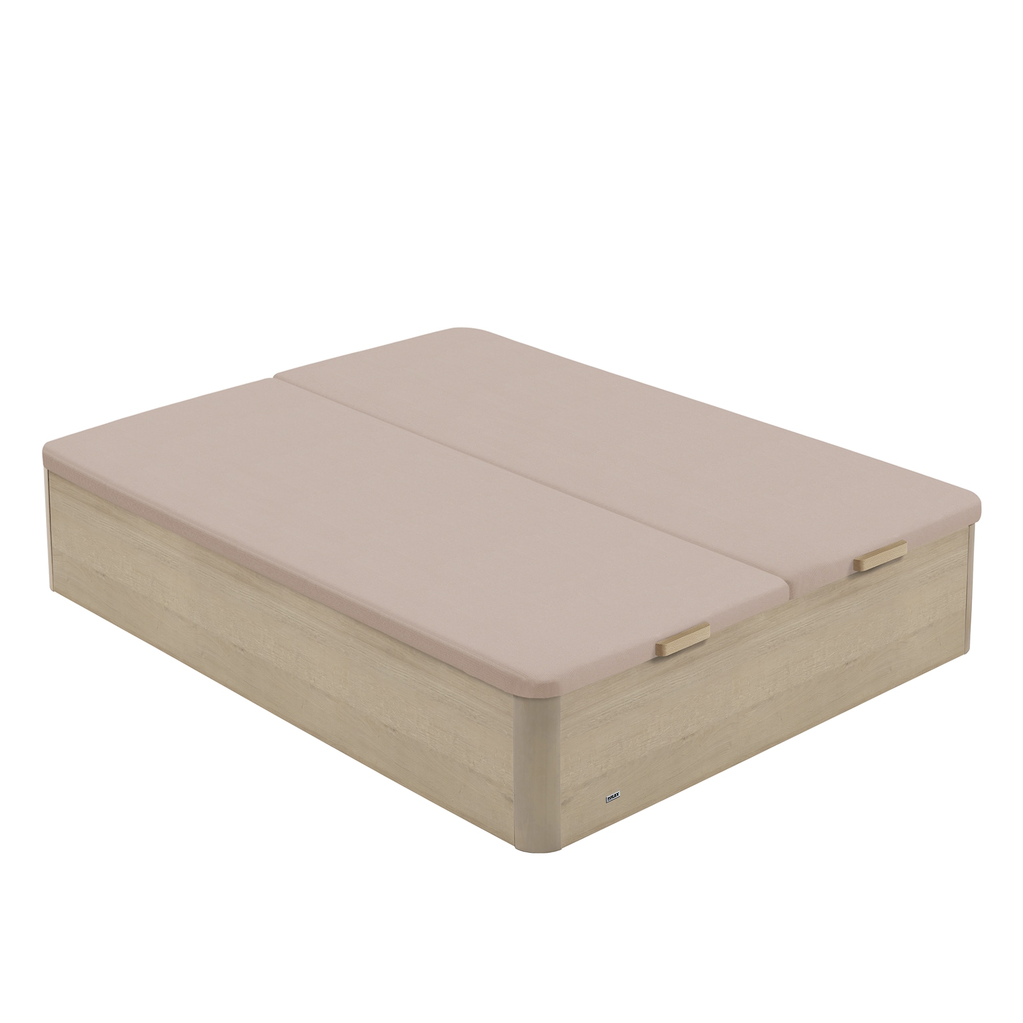 Canapé abatible de madera con 2 tapas 25 Flex Natural-2