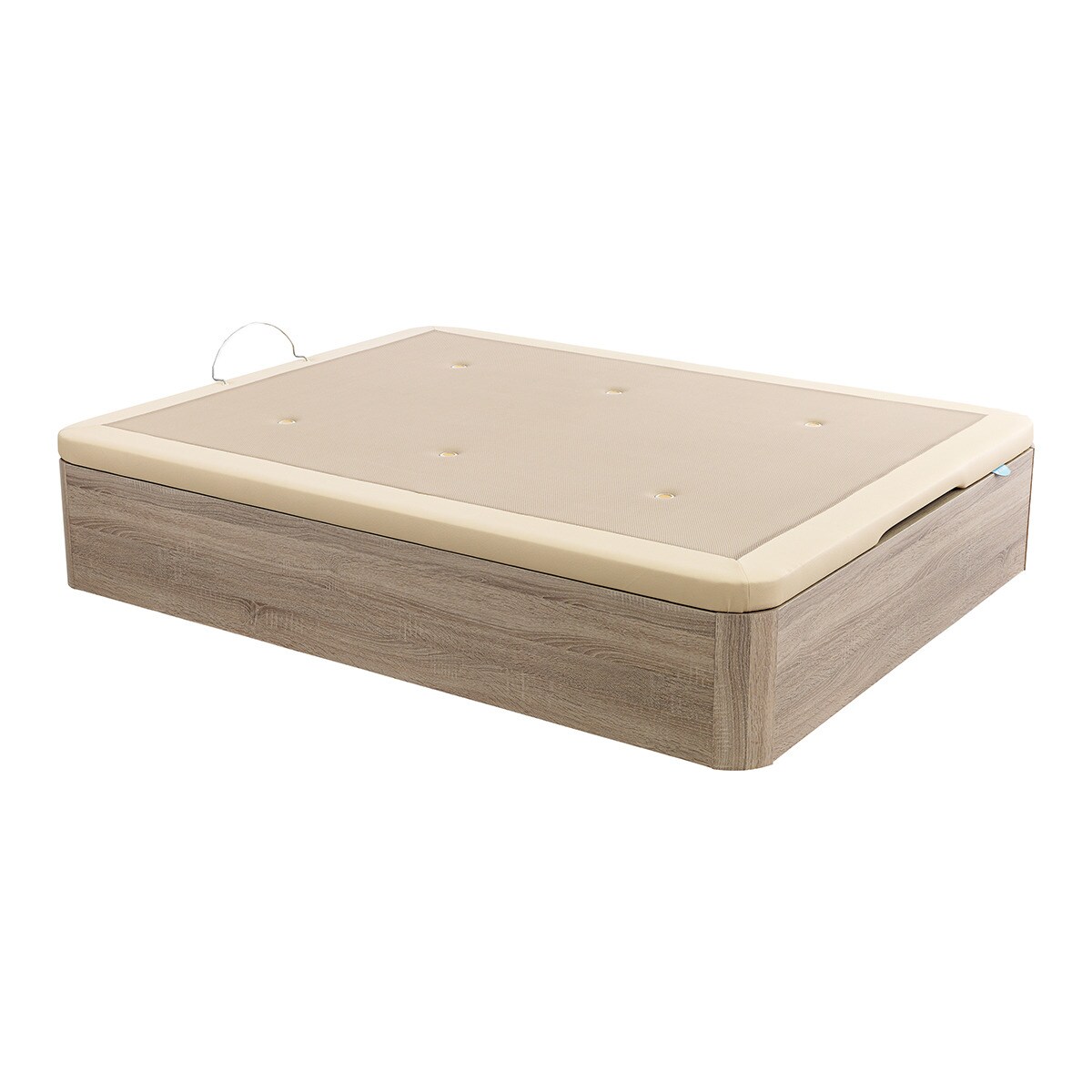 Canapé abatible de madera Evoque Tapas Partidas Relax Natural-2