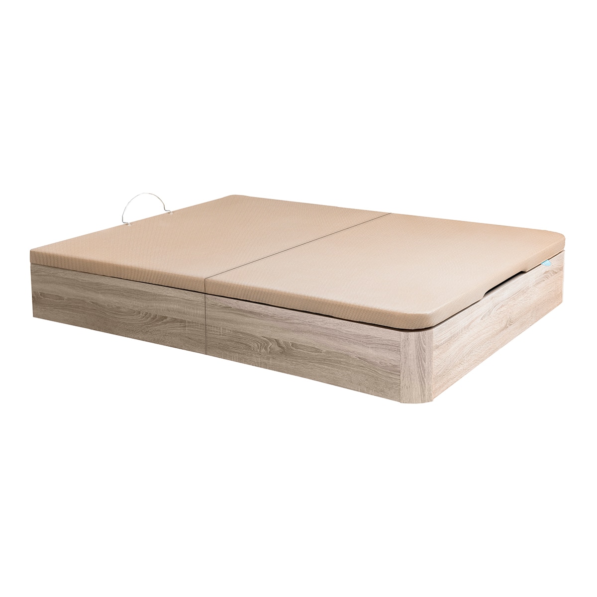 Canapé abatible de madera con 2 tapas 3D Musa 32 Relax Natural-2