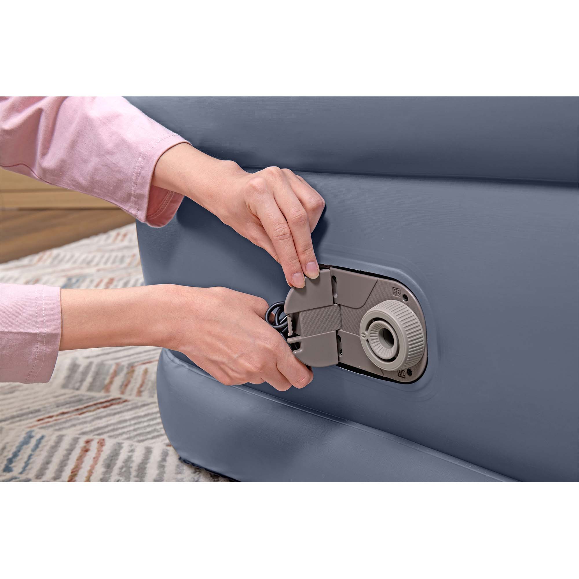 Colchón Hinchable Bestway® Tritech™ 6713G Individual 1,91 m x 97 cm x 51 cm Gris claro-2