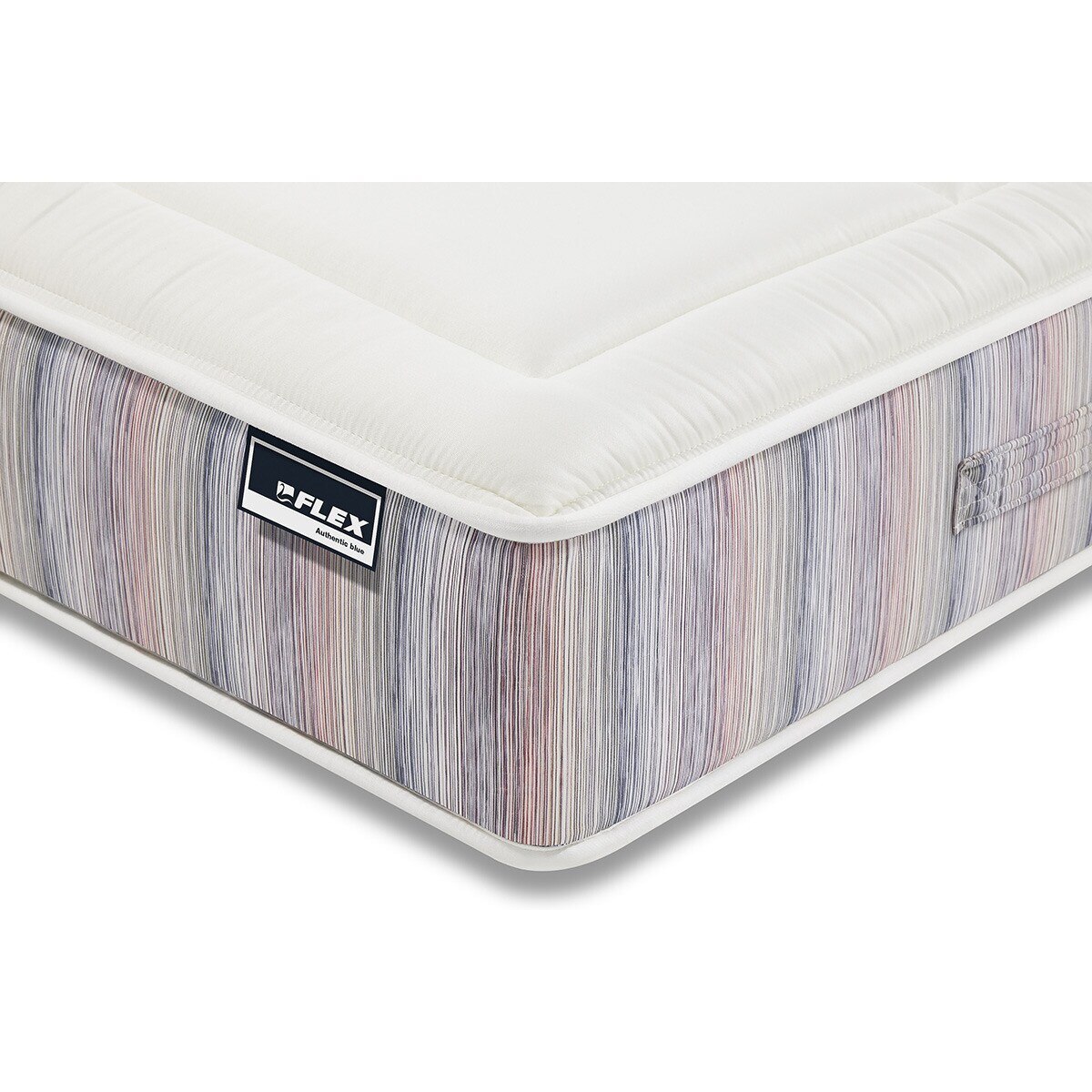 Colchón de muelles Multielástic® MultiCare® Authentic Blue Flex - Blanco Cama 80 x 200 cm Blanco-2