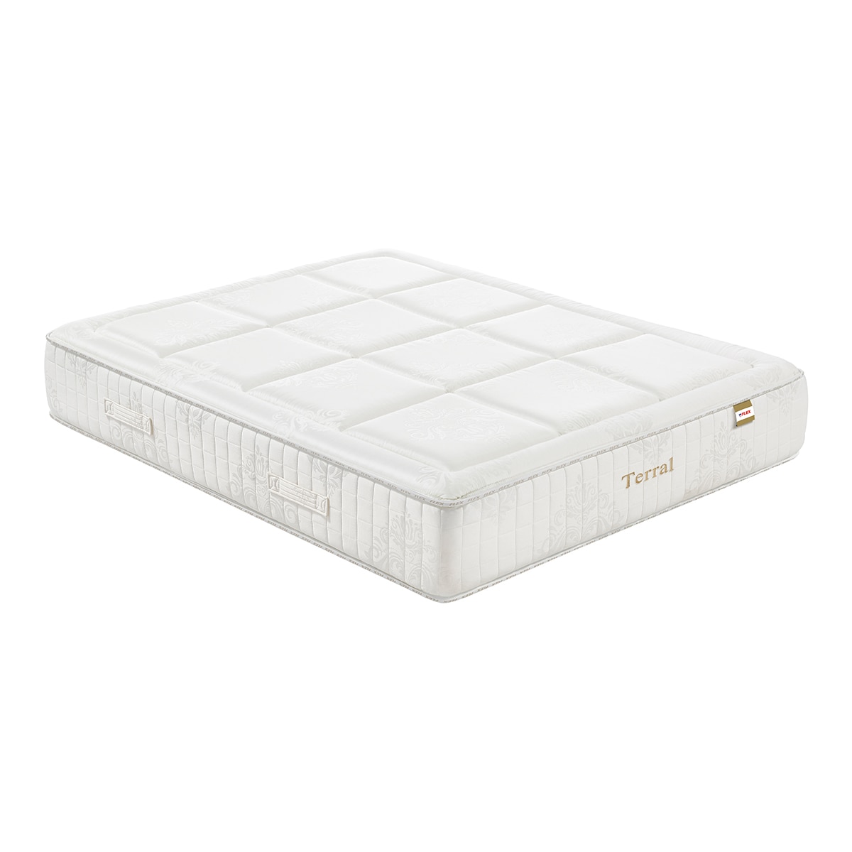 Imagen 1 de Colchón de HR y viscoelástica Terral V2 Flex - Blanco Cama 80 x 190 cm Blanco
