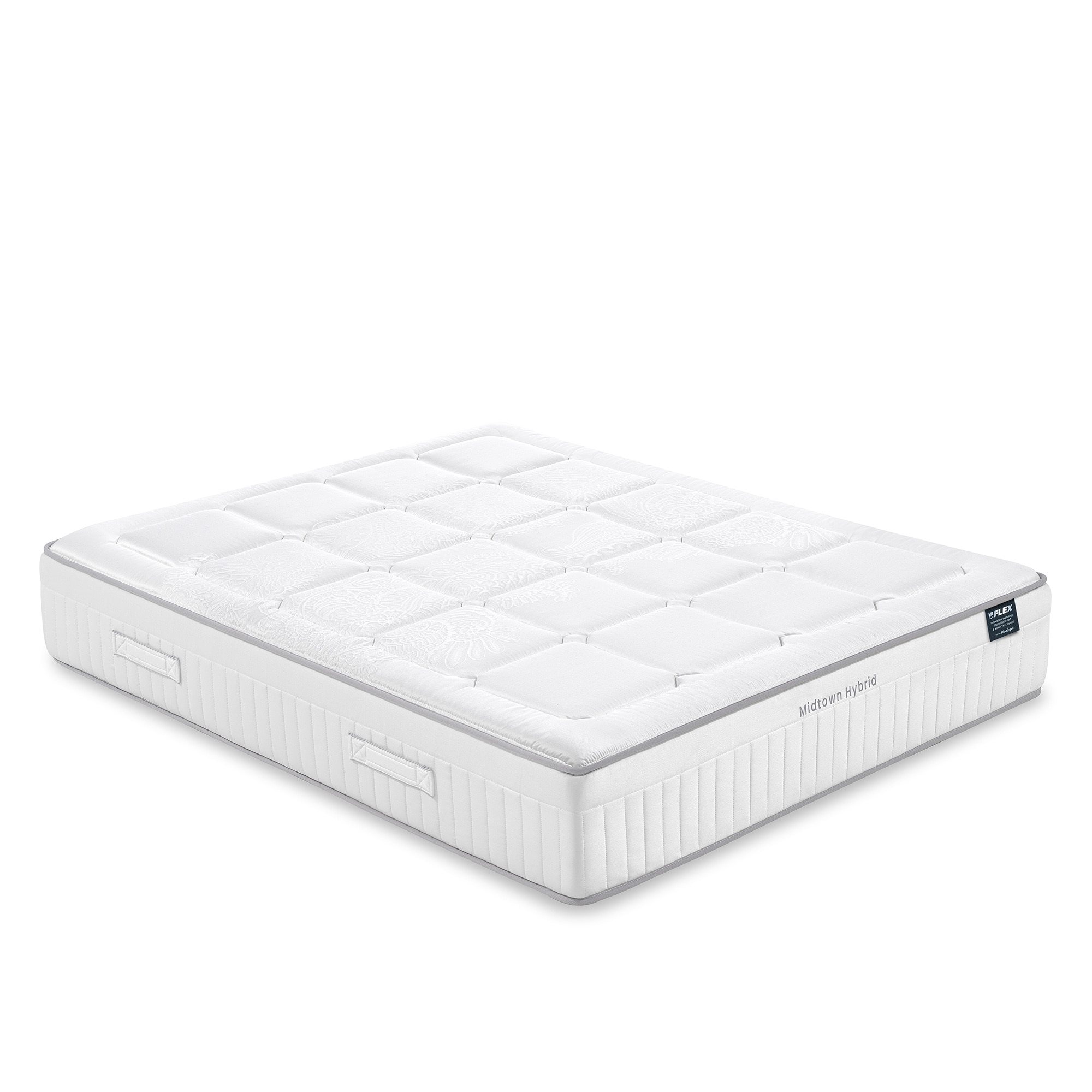 Flex - Colchón de muelles Multielástic® NxT con espuma técnica AirVex® NxT Midtown Hybrid Flex.