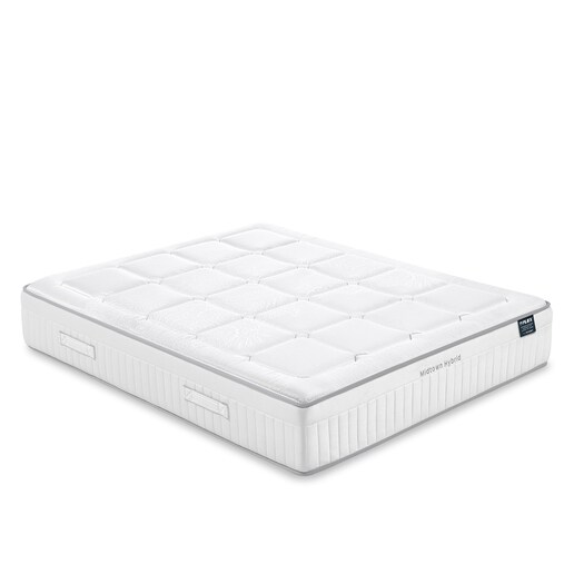 Colchón de muelles Multielástic® NxT con espuma técnica AirVex® NxT Midtown Hybrid Flex