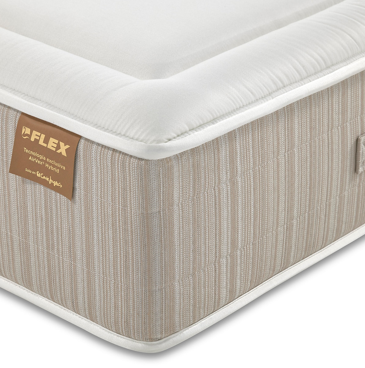 Colchón de AirVex® con micromuelles ensacados Soho Hybrid V2 Flex - Blanco Cama 80 x 190 cm Blanco-3