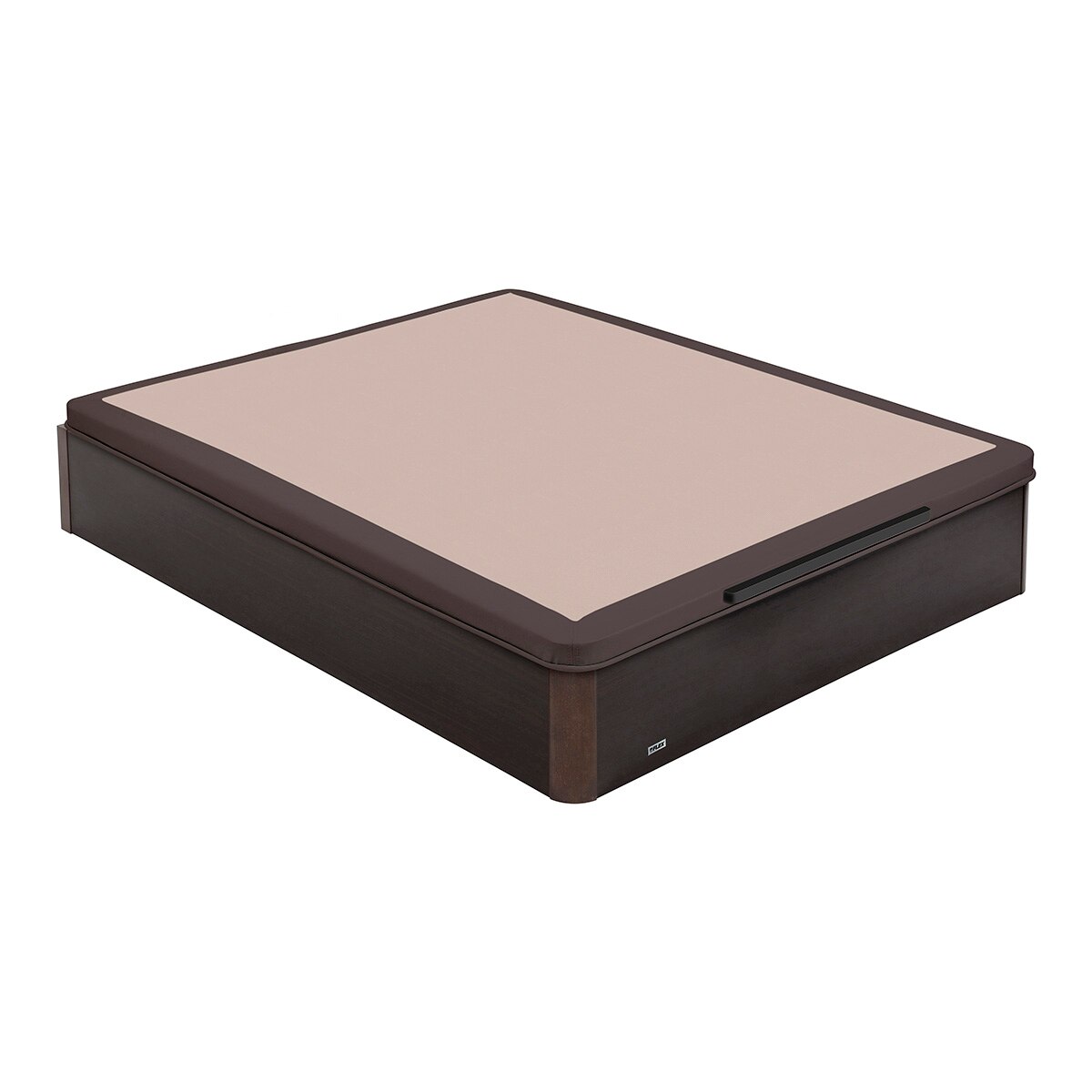 Canapé abatible de madera tejido 3D Flex - Wengué Cama 90 x 190 cm Wengué-2