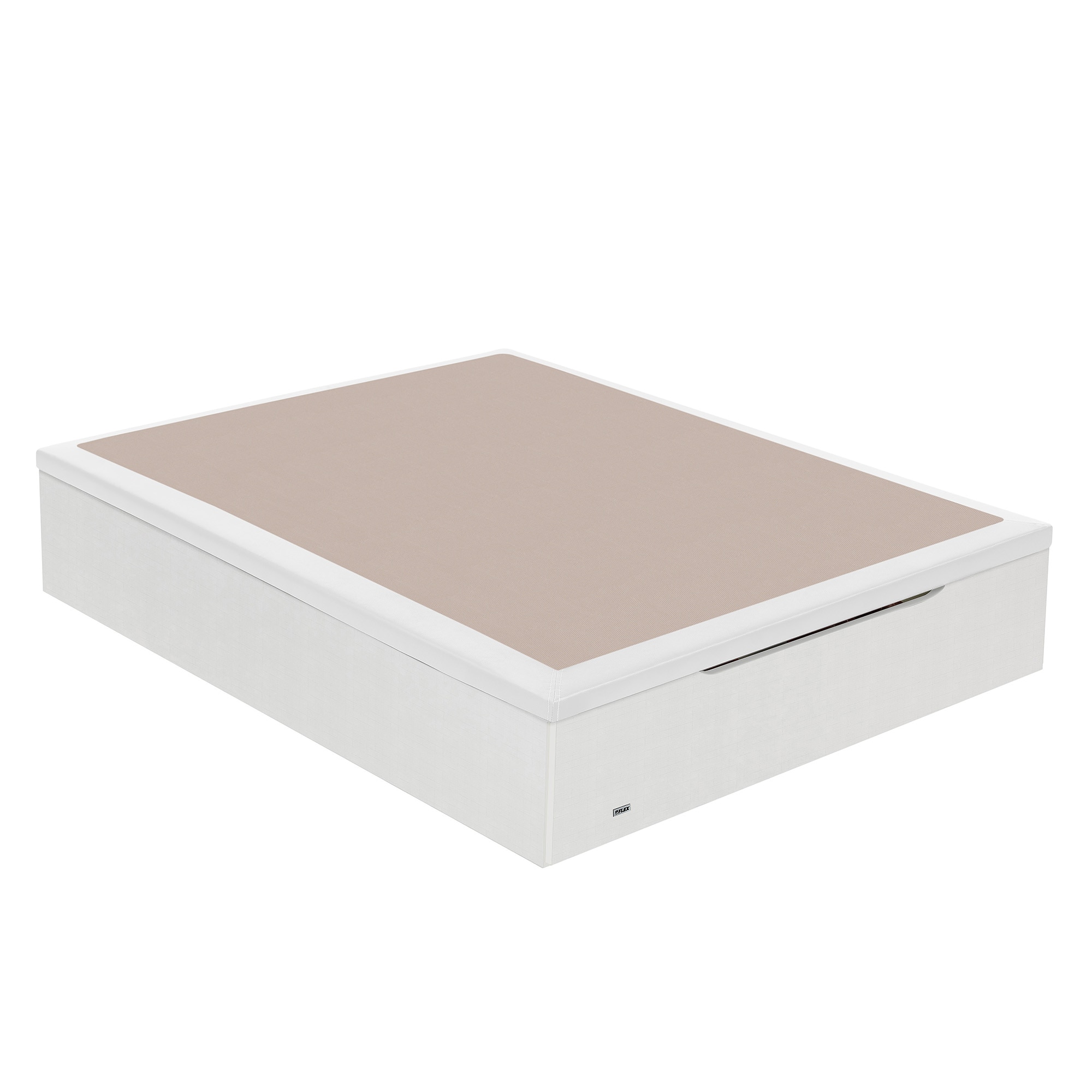 Canapé abatible con zapatero 25 Flex - Blanco Cama 90 x 190 cm Blanco-5