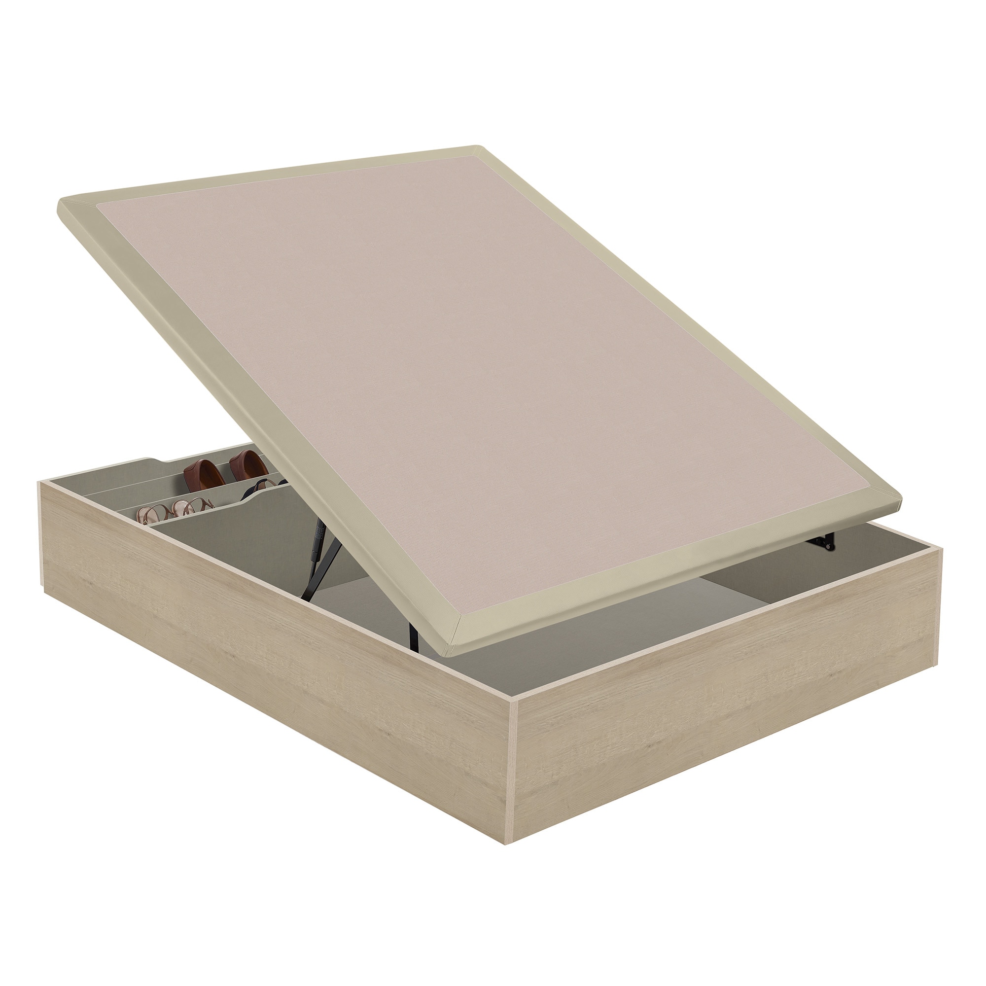 Imagen 3 de Canapé abatible con zapatero 25 Flex - Natural Cama 90 x 190 cm Natural