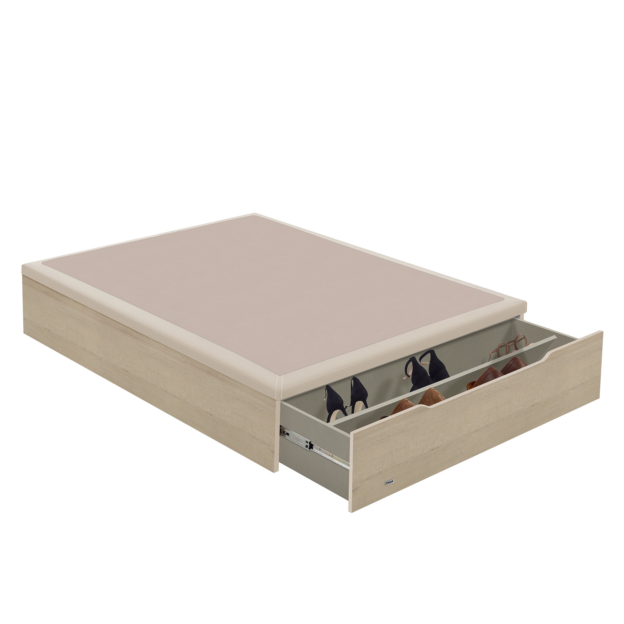Imagen 4 de Canapé abatible con zapatero 25 Flex - Natural Cama 90 x 190 cm Natural