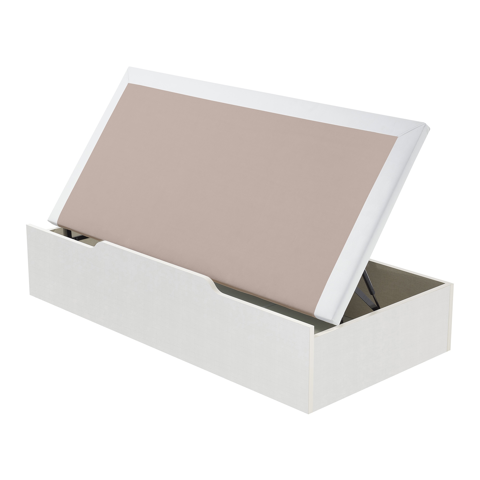 Canapé juvenil de madera apertura lateral ECI Lateral Flex - Blanco Cama 90 x 200 cm Blanco-3