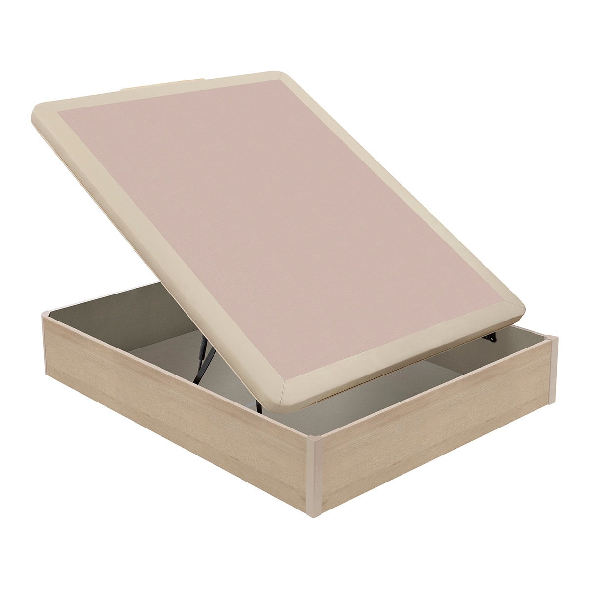 Canapé abatible de madera tejido 3D Flex - Natural Cama 90 x 190 cm Natural-3