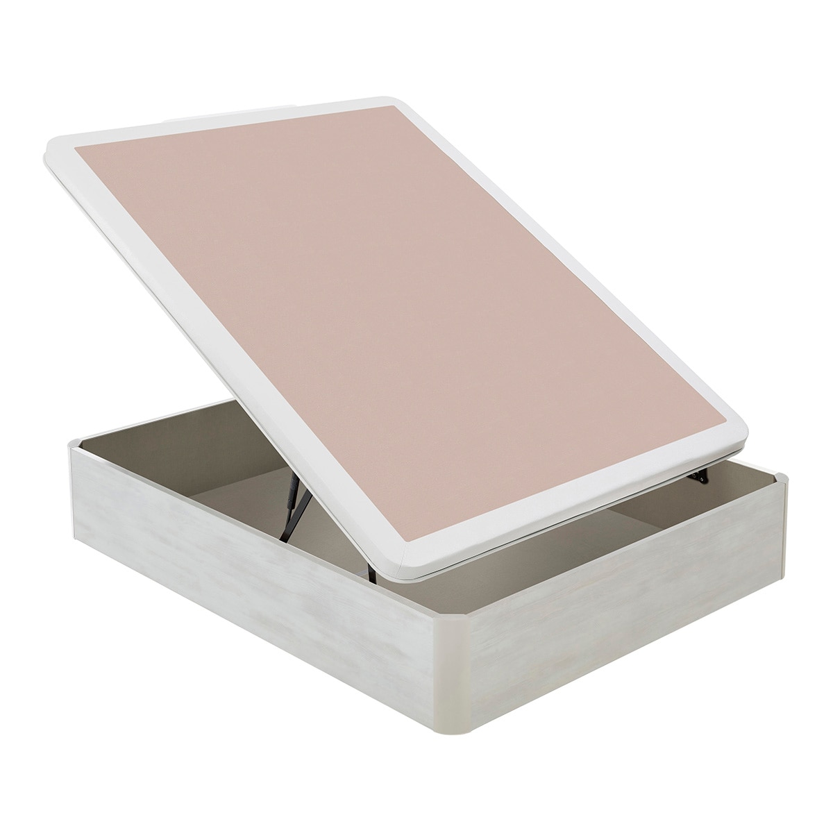 Canapé abatible de madera 25 Flex - Blanco veteado Cama 90 x 190 cm Blanco veteado-3