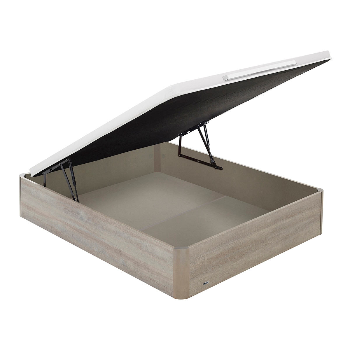 Canapé abatible de madera 25 Flex - Gris Cama 135 x 190 cm Gris-1