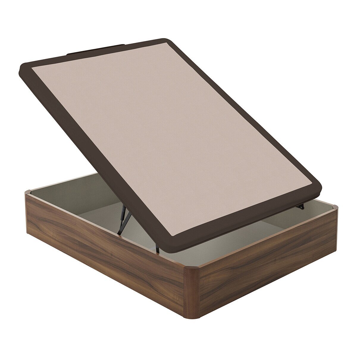 Canapé abatible de madera 25 Flex - Nogal Cama 90 x 190 cm Nogal-3