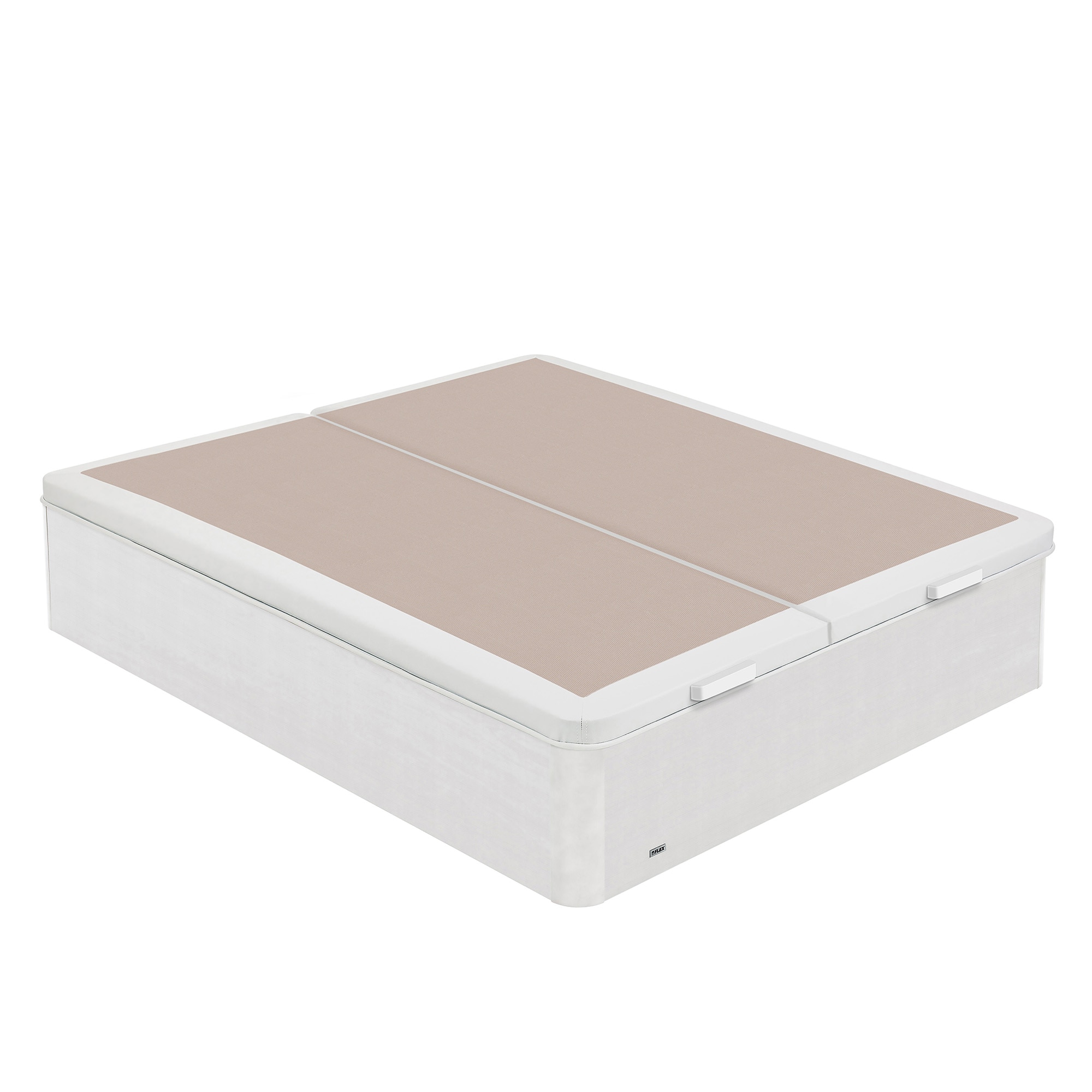Canapé abatible de madera con 2 tapas 25 Flex - Blanco Cama 150 x 190 cm Blanco-2